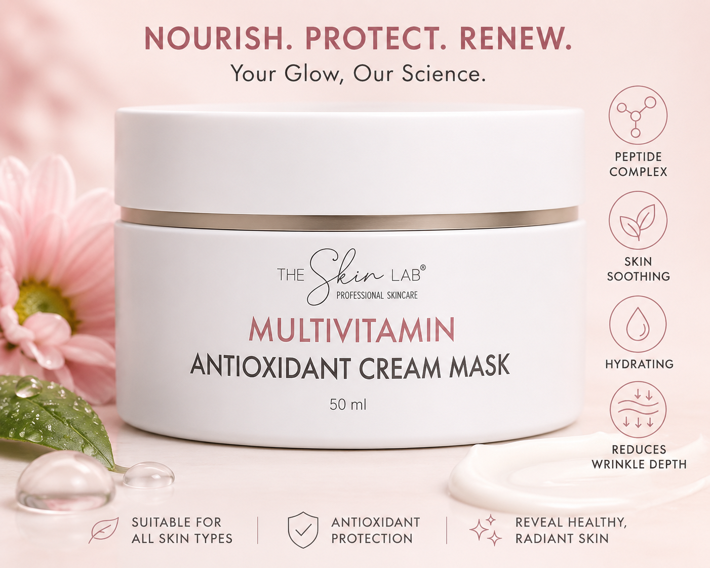 Multivitamin Antioxidant Cream Mask