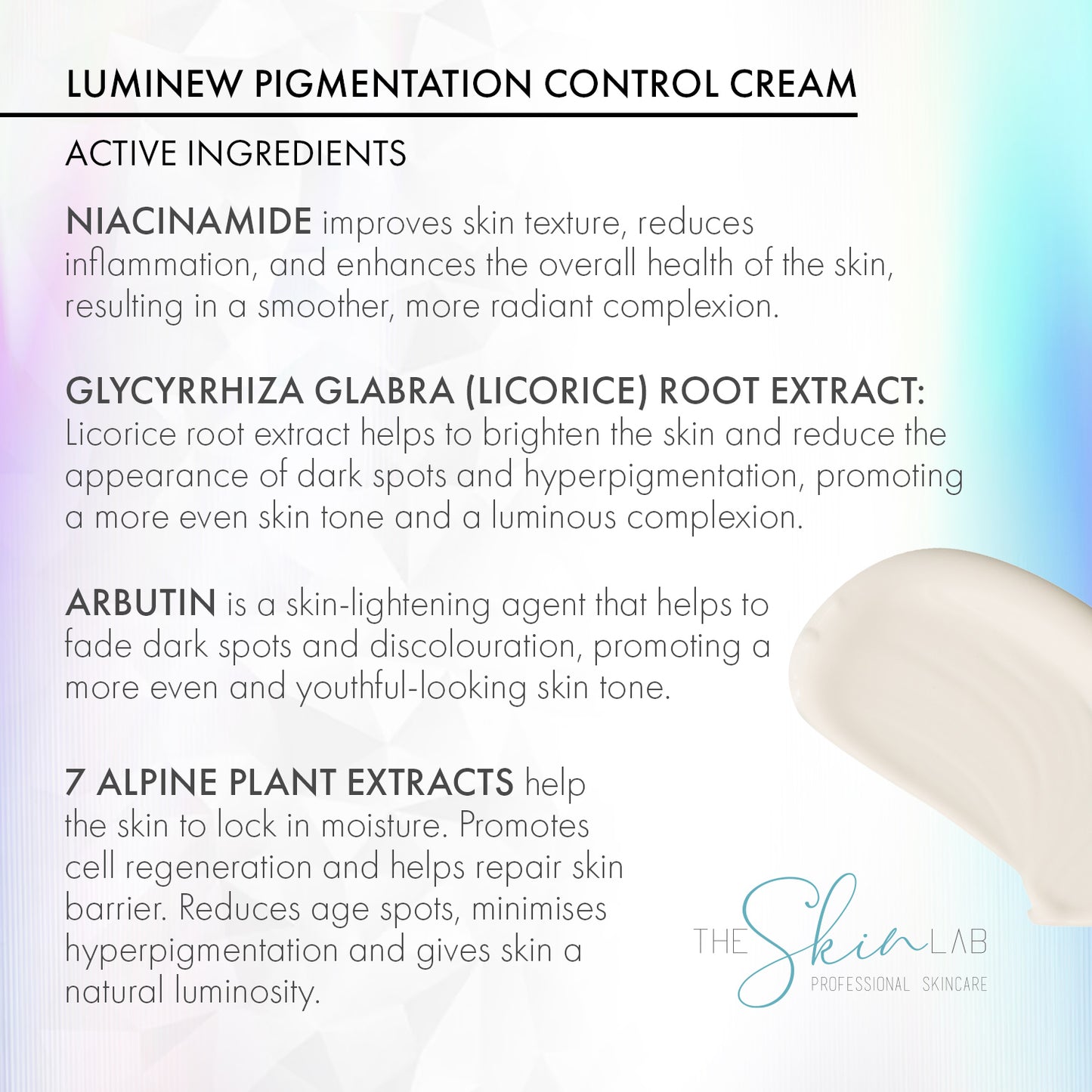 Luminew Pigmentation Control Cream