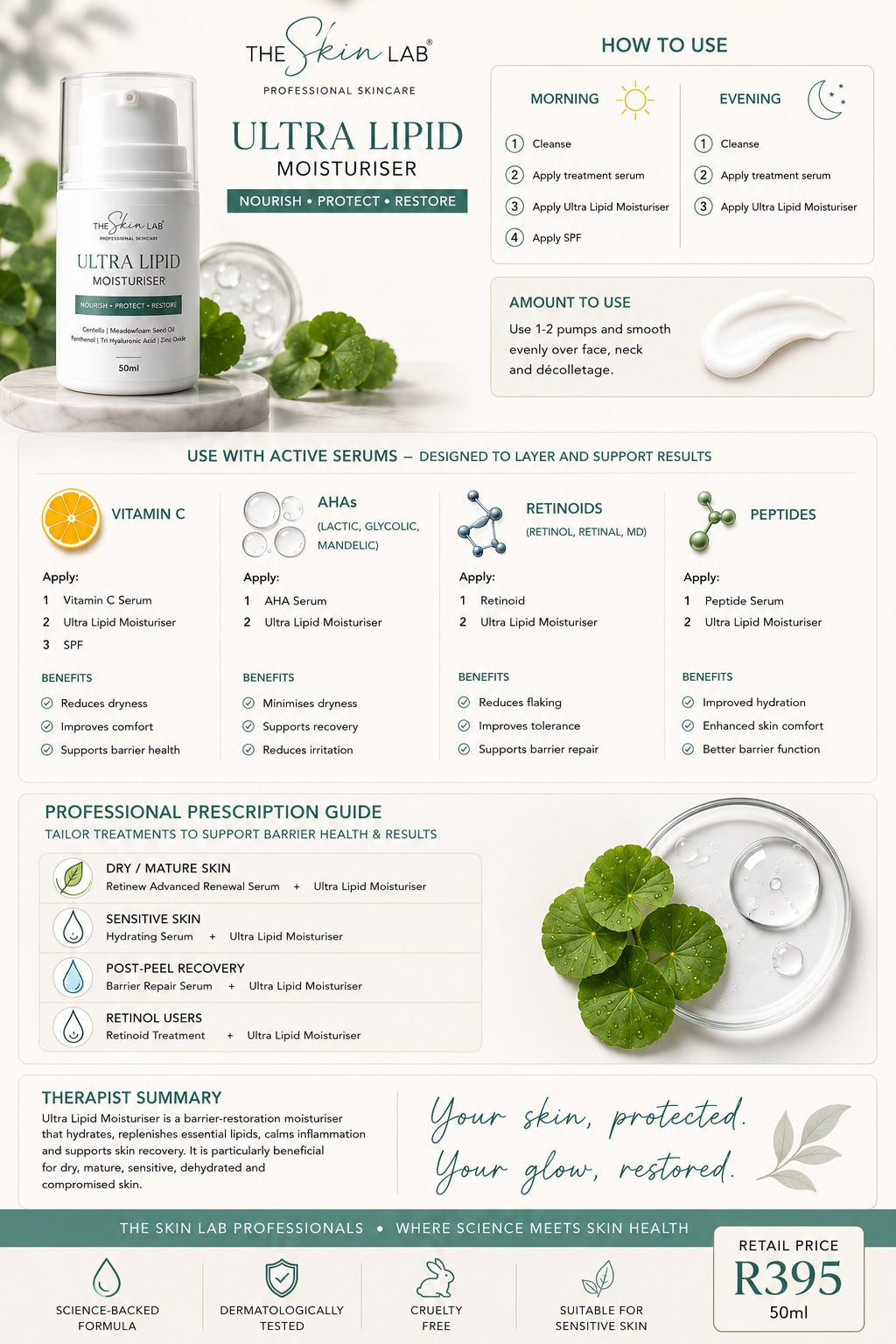 ULTRA LIPID MOISTURISER 50ML
