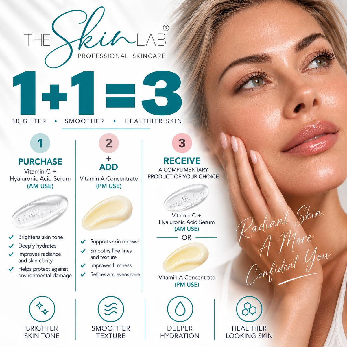 OCT PROMOTION - Vitamin promo BRIGHTER I SMOOTHER I HEALTHIER SKIN
